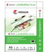 Resim Mühlen Beutel A6-100 A6 Boyutlu 100 Mikron Laminasyon Filmi 