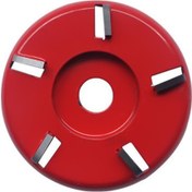 Resim Kosona Ahşap Oymacılık Diski, Tungsten Çelik, 5 Dişli Yaylı Tip, 16mm İç Çap, 90mm Dış Çap, Kırmızı, Güvenli Kullanım 