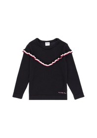Resim U.s. Polo Assn. Kız Çocuk Siyah Kazak /triko 50316288-vr046 Sıyah 