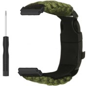 Resim Symbee Amazfit T-rex Ultra İçin Askeri Yeşil Dış Mekan Kullanıma Uygun Ayarlanabilir Çift Taraflı Bant 