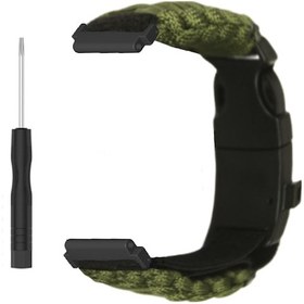 Resim Symbee Amazfit T-rex Ultra İçin Askeri Yeşil Dış Mekan Kullanıma Uygun Ayarlanabilir Çift Taraflı Bant 