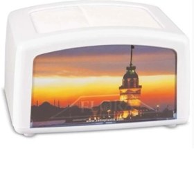 Resim Yatay Peçetelik Beyaz -F030 