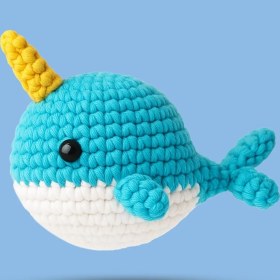 Resim TeknoKapsül Balina Amigurumi Tığ Kiti - Pratik Örgü Ip 