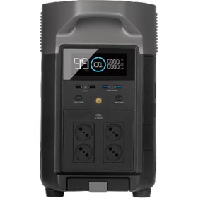 Resim EcoFlow Delta Pro Taşınabilir Güç Kaynağı - 3600Wh Kapasite, 4x3600W (X-Boost 4500W) Çıkış Gücü, Ev, Karavan, Tekne ve Dış Mekan Kullanımı İçin LiFePO4 Bataryalı Solar Jeneratör - (EcoFlow Türkiye Garantili) 