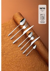 Resim Emsan Prime Penta Gold 84 Parça Çatal Kaşık Bıçak Seti Lüks Kutul 