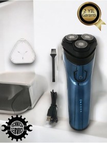 Resim UCUZTEKNO Güçlü ve Etkili: 3 Başlıklı Profesyonel Tıraş Makinesi 