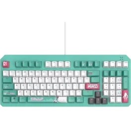 Resim Asus Tuf Gaming K3 Gen Iı Hatsune Miku Edition Rgb Türkçe Mekanik Gaming Klavye 90MP0460-BKYA30 