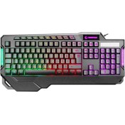 Resim Rampage KB-R46 Carısma USB Rainbow Aydınlatmalı Q Gaming Oyuncu Klavye 