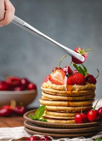 Resim RELATOS Yiyecek Servis Maşası Şef Cımbızı Et Kızartma Barbekü Aleti 30 Cm 