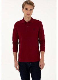 Resim U.s. Polo Assn. Erkek Basic Sweatshirt 2225784 Bordo 