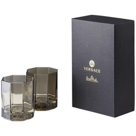 Resim Versace Viski Bardağı 2 Li Set Medusa Lumiere Haze 