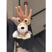 Resim OIMG Yeni 1 Adet Karikatür Çanta Çekicilik Anahtarlık Sevimli Iyi Şanslar Hediye Peluş Oyuncaklar Bebekler (Yurt Dışından) 