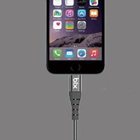 Resim Bix iPhone İçin Ultra Güçlendirilmiş MFİ Lightning Altın Şarj Kablosu 