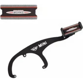 Resim Rosetr Mini Cooper Araç Içi Telefon Tutacağı Metal Telefon Tutucu R55 R56 R57 R58 R59 