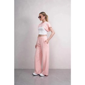 Resim Ponçik Kadın Crop Eşofman Takımı 3lü Takım Spor Comfort 25074 