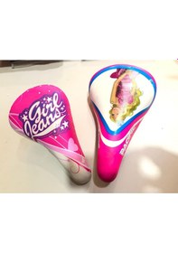 Resim Bmx Bisiklet Selesi Koltuk Küçük Çocuk Koltuk Pembe Barbie Açık Kahverengi 