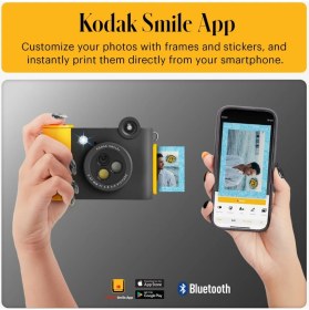 Resim Kodak Smile+ 10MP Anında Kamera ve Bluetooth Fotoğraf Yazıcısı 