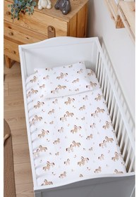 Resim Organik Bebek Boy Lastikli Çarşaf Seti 80x140 - Minik Tay 