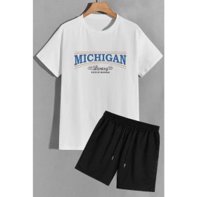 Resim Trendypassion Michigan Şort T-Shirt Eşofman Takımı 