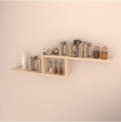 Resim Rafkestir Side Duvar Rafı Krem ( Mat ) 