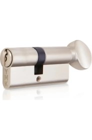 Resim Eko 90MM Saten Cerman Mandallı Hibrit Barel, Kapı Silindiri 