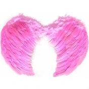 Resim Pembe Melek Kanadı Kostümü Küçük 