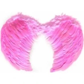 Resim Pembe Melek Kanadı Kostümü Küçük 