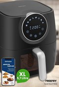 Resim Goldmaster Freefry 1700W XL Dokunmatik 8 Ön Ayarlı Cam Kapaklı Hazne Aydınlatmalı Airfryer Sıcak Hava Fritözü 