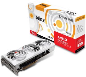 Resim Sapphire Radeon RX 7800 XT PURE White 16GB GDDR6 256 Bit Ekran Kartı 