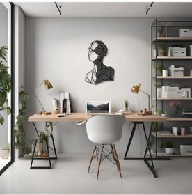 Resim Şık Metal Tablo 3 Boyutlu Heykel 3d Statue Metal Duvar Tablosu Soyut 