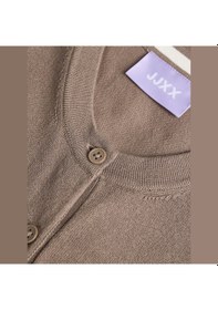 Resim Jack & Jones Kadin Örgü Yelek - Ophelia - 12296335 Brown Lentil 