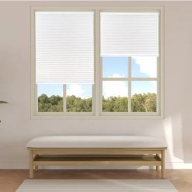 Resim Beyaz 09-01 Plise Perde - Katlanır Cam Balkon Perdesi Beyaz 