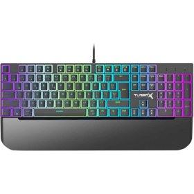 Resim Turbox TR-MK10PD USB Kablolu (Siyah) Rgb Makro Gaming Mekanik Klavye Pudding Tuş Bilek Destekli Blue Switch Mekanik Rainbow Klavye 