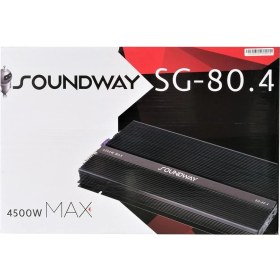 Resim Sounway Sg-80.4 4500 Watt Oto Anfi 4 Kanal 
