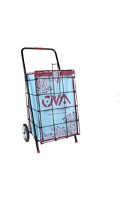 Resim Ova Çelik Tekerlekli Pazar Arabası 