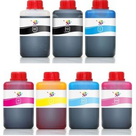 Resim QC Canon MultiPASS C400 Uyumlu Yazıcı Mürekkep Seti 500ml 7 Renk 