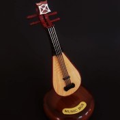 Resim Angel Of Life Saz Tasarımlı Dekoratif Müzik Kutusu 