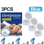 Resim 1 4 Adet Silikon Burun Mandalı Anti Horlama Burun Dilatörü Durdurma Horlama Yardımı Kolay Nefes Uyku Rinit Geliştirmek Mavi 