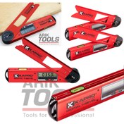 Resim Kapro Dijital T-Bevel – Hassas Açı Ölçer ve Su Terazisi 30 cm 