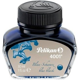 Resim Pelikan Dolma Kalem Mürekkebi 30 Ml Mavi-Siyah 4001 