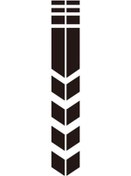 Resim Siyah Çamurluk Su Geçirmez Motosiklet Yansıtıcı Etiket Tekerlek Araba Çıkartması 