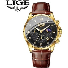 Resim Elmpaly Lıge Zarif Ay Takvimi Kuvars Saati Genç Ve Yetişkinler İçin Altın Siyah Diğer 