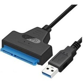 Resim USB 3.0 2.5 Inç Sata SSD HDD Okuma Kablosu HDD SSD 22 Pin 