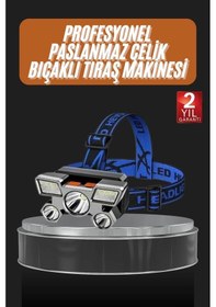 Resim Bfs El Feneri Süper Kafa Lambası 4 Modlu 5 Led Kafa Feneri Çok Renkli 