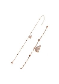 Resim Gümüş Fil ve Toplu Zincir Halhal N11.286 Gümüş 