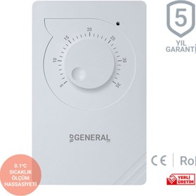 Resim GENERAL Life Ht100 Kablolu Oda Termostatı 