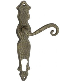 Resim Prinç Döküm Antik Oksit Rustik Eskitme,ferforje Tipi Osmanlı Kapı Kolu Hft01033 