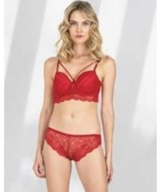 Resim Fabony Bayan Dantelli Bralet Destekli Sütyen Külot Takımı 4210 001 