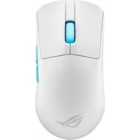 Resim Asus ROG HARPE ACE AIM LAB GAMING MOUSE ULTRA HAFİF, 36,000 DPI OPTİK SENSÖR, 5 PROGRAMLANABİLİR TUŞ BEYAZ 