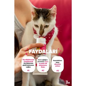 Resim HiPet Tüy Dökülme Engelleyici Kedi Maltı Lezzetli Formül 100 G Yetişkin Kediler İçin 